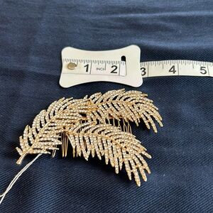 Crystal, Rose Gold Tone Hair Comb